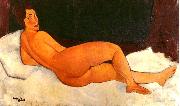 Amedeo Modigliani Nude, Looking Over Her Right Shoulder oil painting
